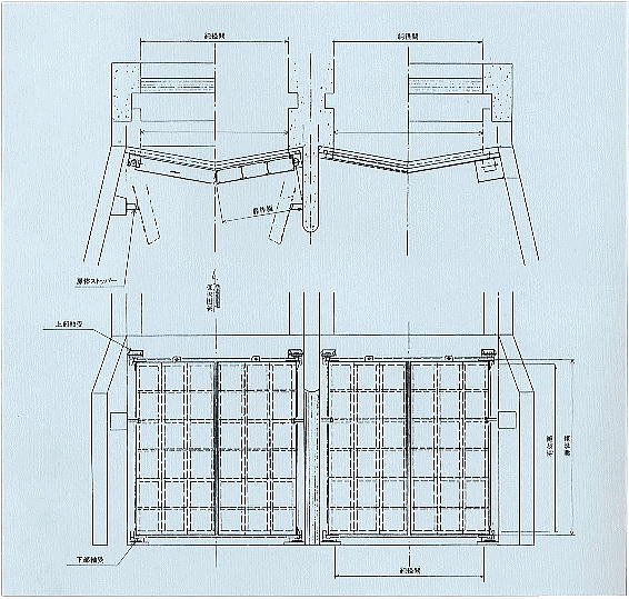 マイターゲート・スイングゲート設計図